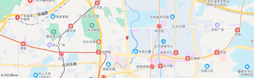 广州建设大道中_公交站地图_广州公交_妙搜公交查询2024