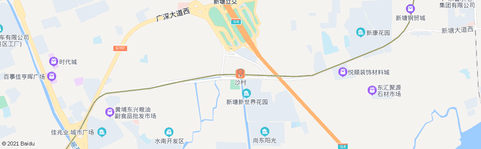 广州沙村_公交站地图_广州公交_妙搜公交查询2024