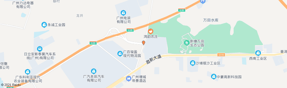 广州创兴工业园_公交站地图_广州公交_妙搜公交查询2024