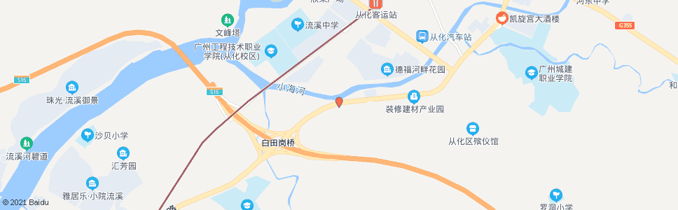 广州新明村_公交站地图_广州公交_妙搜公交查询2024