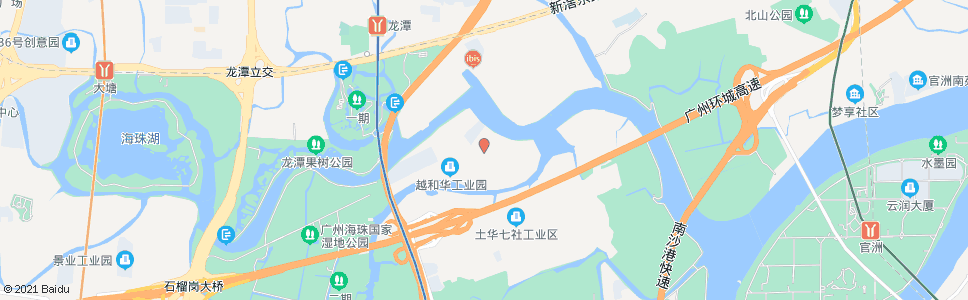 广州华洲路(华泰西街路口)_公交站地图_广州公交_妙搜公交查询2024