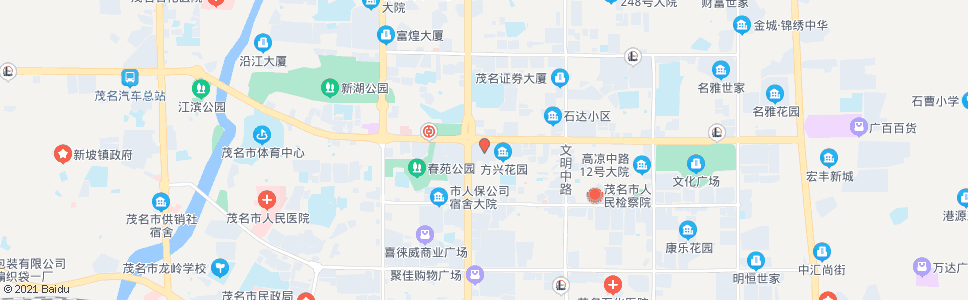 茂名市政府_公交站地图_茂名公交_妙搜公交查询2024