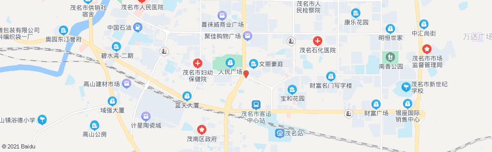 茂名新福二路_公交站地图_茂名公交_妙搜公交查询2024