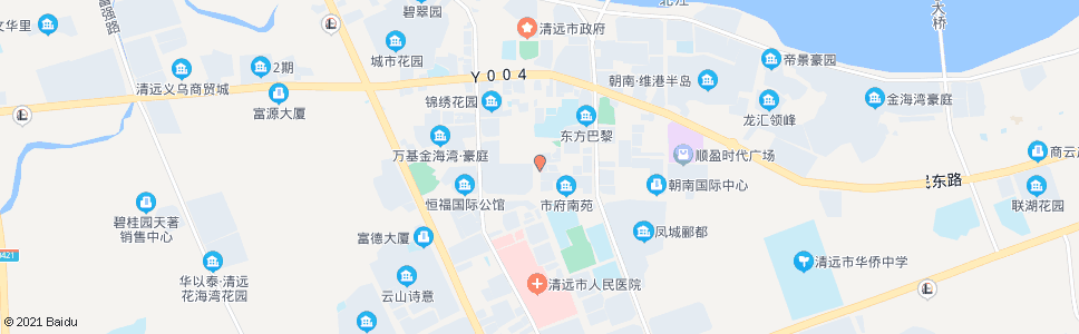 清远北江医院_公交站地图_清远公交_妙搜公交查询2025