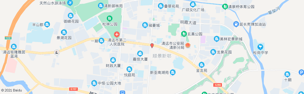 清远新乐酒店_公交站地图_清远公交_妙搜公交查询2025