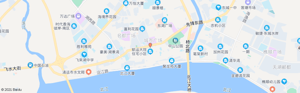 清远怡富广场_公交站地图_清远公交_妙搜公交查询2025