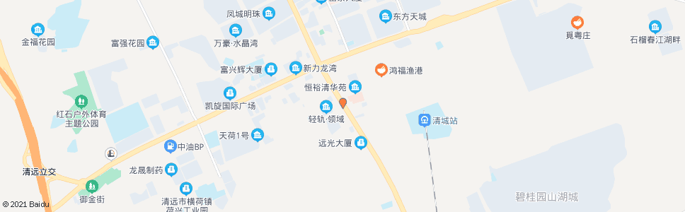 清远广清医院_公交站地图_清远公交_妙搜公交查询2025