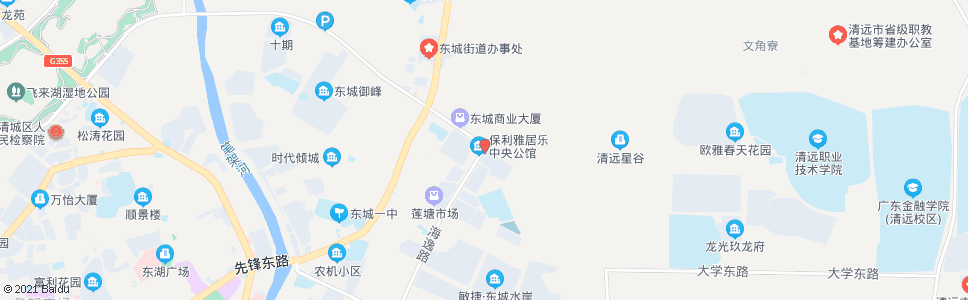 清远海逸路_公交站地图_清远公交_妙搜公交查询2025