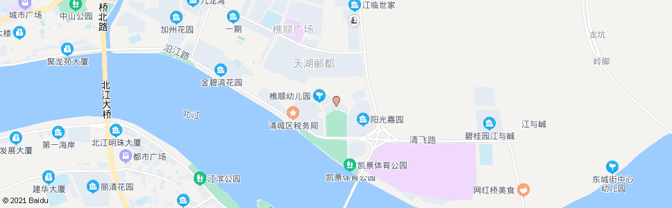 清远城区政府_公交站地图_清远公交_妙搜公交查询2025