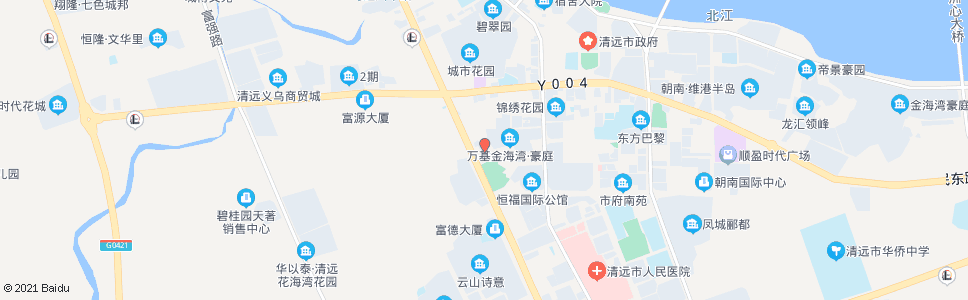 清远小市中队_公交站地图_清远公交_妙搜公交查询2025