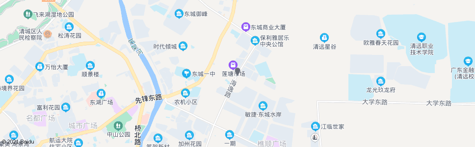 清远海逸路口_公交站地图_清远公交_妙搜公交查询2025