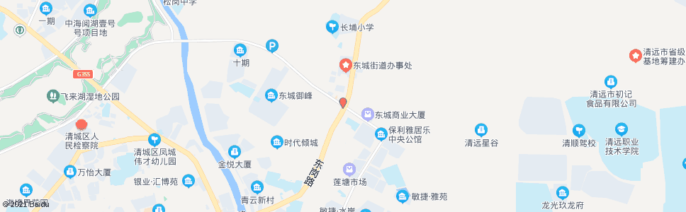 清远附城路口_公交站地图_清远公交_妙搜公交查询2025