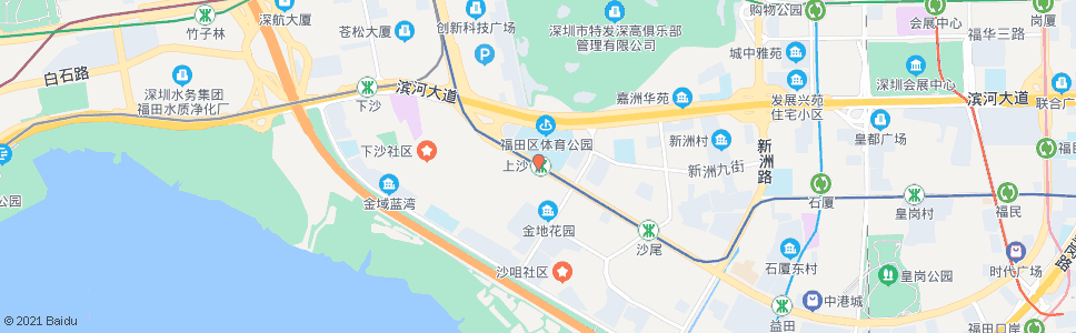 深圳上沙村_公交站地图_深圳公交_妙搜公交查询2024