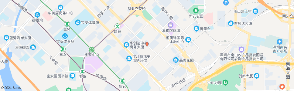 深圳宝安市场监管分局_公交站地图_深圳公交_妙搜公交查询2024