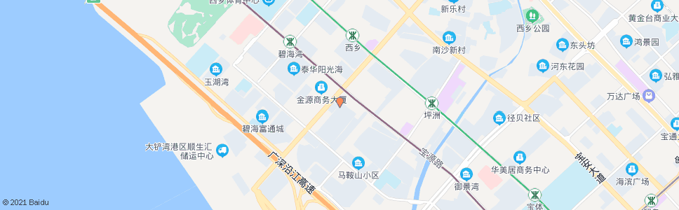 深圳宝桥二区北门_公交站地图_深圳公交_妙搜公交查询2025