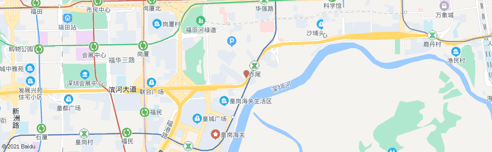 深圳岗边村2_公交站地图_深圳公交_妙搜公交查询2024