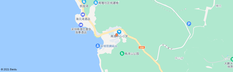 深圳南澳医院_公交站地图_深圳公交_妙搜公交查询2025