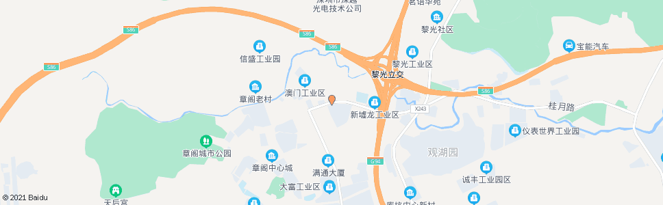 深圳大富工业区_公交站地图_深圳公交_妙搜公交查询2025