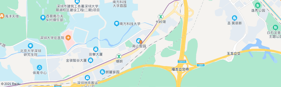 深圳南山智园_公交站地图_深圳公交_妙搜公交查询2024