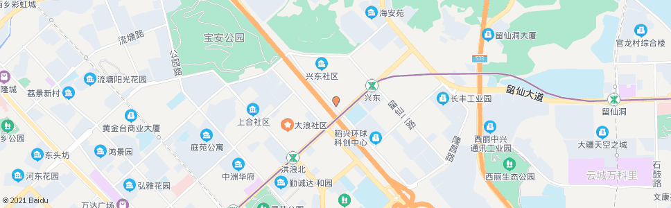 深圳创业一村幼儿园_公交站地图_深圳公交_妙搜公交查询2024