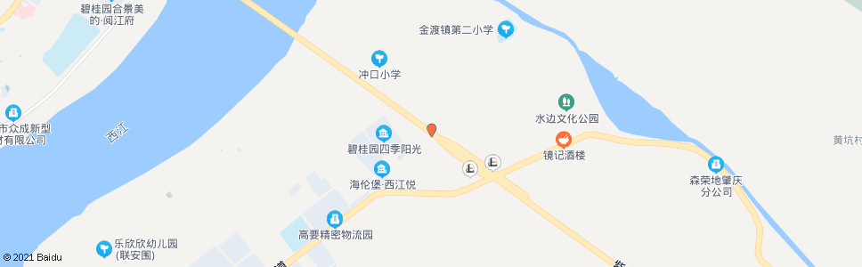 肇庆茶岗村_公交站地图_肇庆公交_妙搜公交查询2024