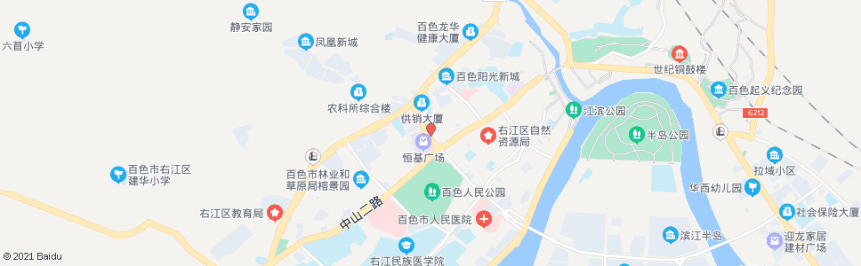 百色粮食局_公交站地图_百色公交_妙搜公交查询2024