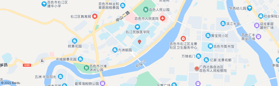 百色农校_公交站地图_百色公交_妙搜公交查询2024