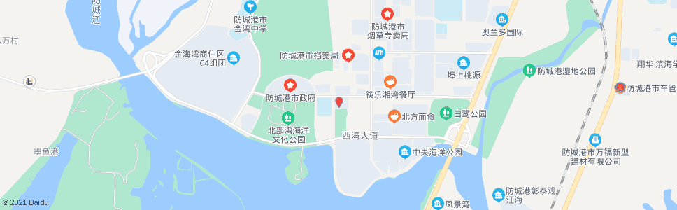 防城港防城港日报社_公交站地图_防城港公交_妙搜公交查询2024