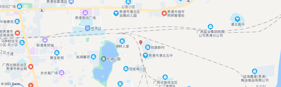 贵港铁路新村_公交站地图_贵港公交_妙搜公交查询2025