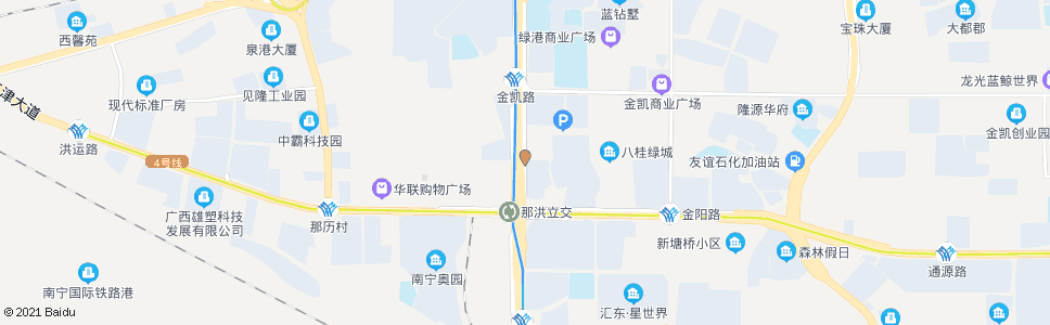 南宁壮锦那洪路口_公交站地图_南宁公交_妙搜公交查询2024