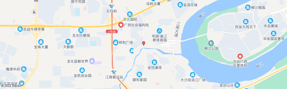 南宁盘岭路中_公交站地图_南宁公交_妙搜公交查询2024