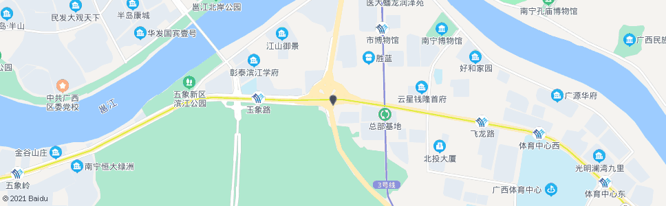 南宁五象平乐大道路口_公交站地图_南宁公交_妙搜公交查询2024