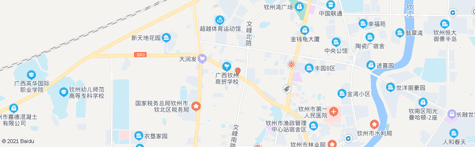 钦州建行大厦_公交站地图_钦州公交_妙搜公交查询2025