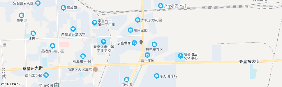 秦皇岛市商业银行(八三东里)_公交站地图_秦皇岛公交_妙搜公交查询2024