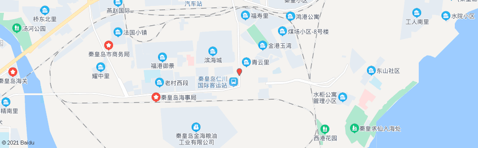 秦皇岛海滨路_公交站地图_秦皇岛公交_妙搜公交查询2024