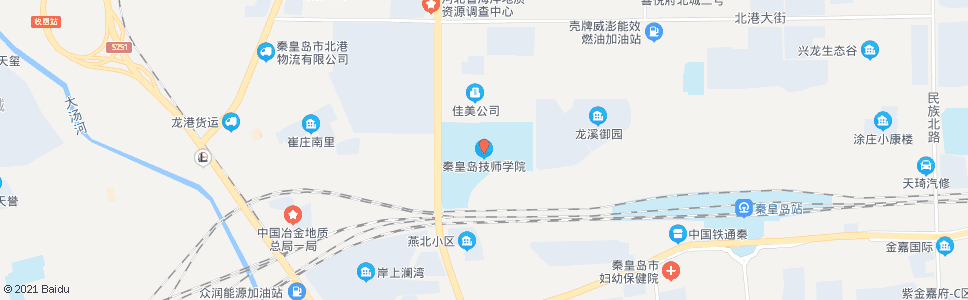 秦皇岛市高级技校_公交站地图_秦皇岛公交_妙搜公交查询2024