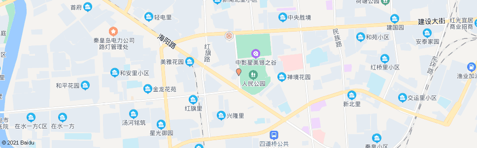 秦皇岛广场西路_公交站地图_秦皇岛公交_妙搜公交查询2024