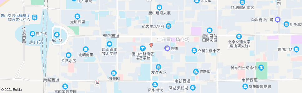 唐山西新东楼_公交站地图_唐山公交_妙搜公交查询2024