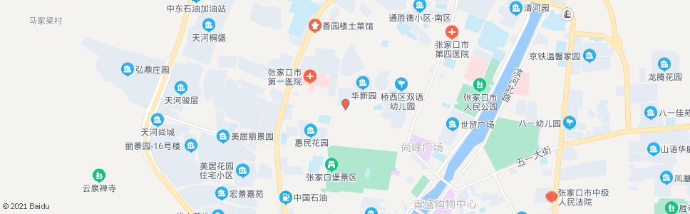 张家口华新园_公交站地图_张家口公交_妙搜公交查询2024