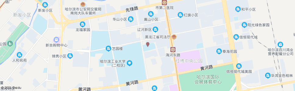 哈尔滨黑龙江科技学院(嵩山校区)_公交站地图_哈尔滨公交_妙搜公交查询2025