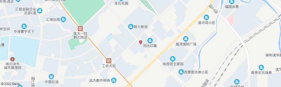 哈尔滨工农大街(兴江路口)_公交站地图_哈尔滨公交_妙搜公交查询2024