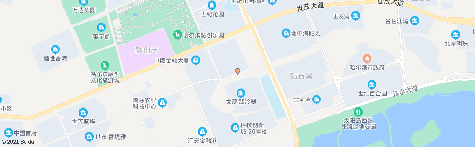 哈尔滨法兰西风情园南门_公交站地图_哈尔滨公交_妙搜公交查询2024