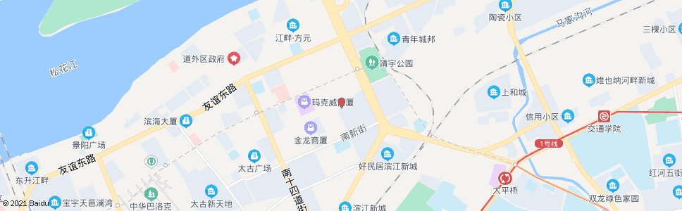 哈尔滨仁里街_公交站地图_哈尔滨公交_妙搜公交查询2025