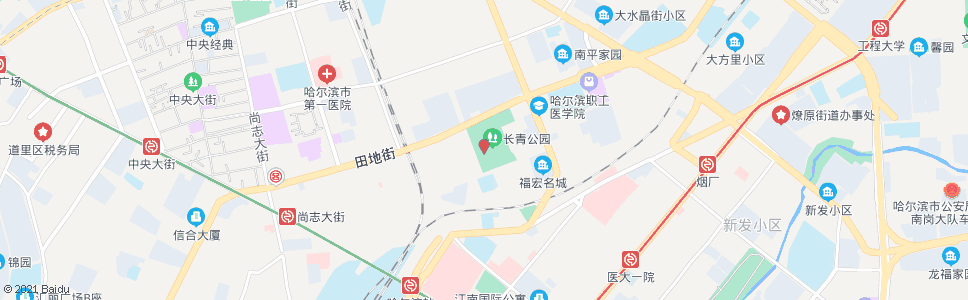 哈尔滨市八区体育中心_公交站地图_哈尔滨公交_妙搜公交查询2025