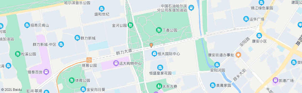 哈尔滨群力大道(景江东路口)_公交站地图_哈尔滨公交_妙搜公交查询2024