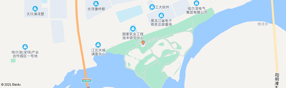 哈尔滨金河湾湿地公园_公交站地图_哈尔滨公交_妙搜公交查询2024