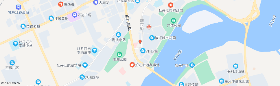 牡丹江建筑陶瓷市场_公交站地图_牡丹江公交_妙搜公交查询2024