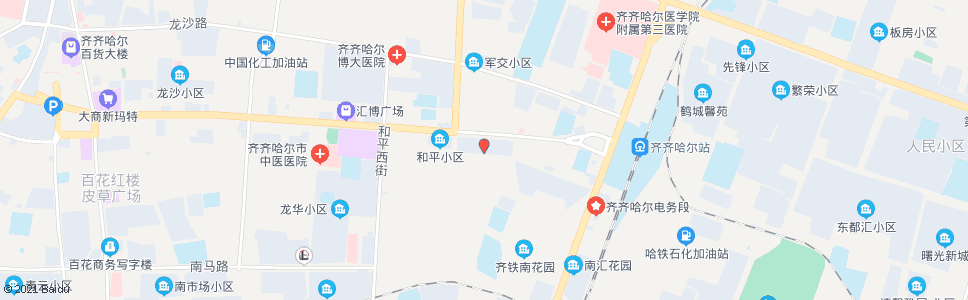 齐齐哈尔顺福餐饮_公交站地图_齐齐哈尔公交_妙搜公交查询2024