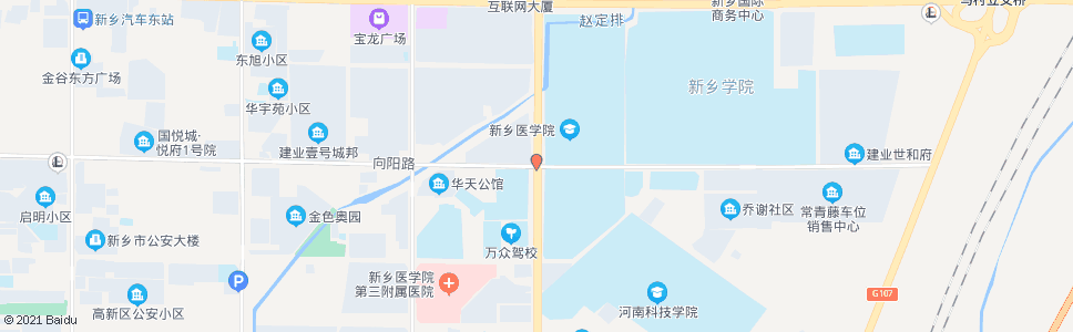 新乡向阳路新中大道_公交站地图_新乡公交_妙搜公交查询2025