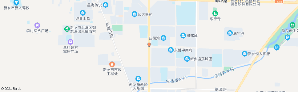 新乡新飞大道海河路口_公交站地图_新乡公交_妙搜公交查询2024